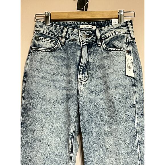 NWT! PACSUN Mom Jeans •24• Mahoney Acid Wash High Rise 80’s - Picture 6 of 10